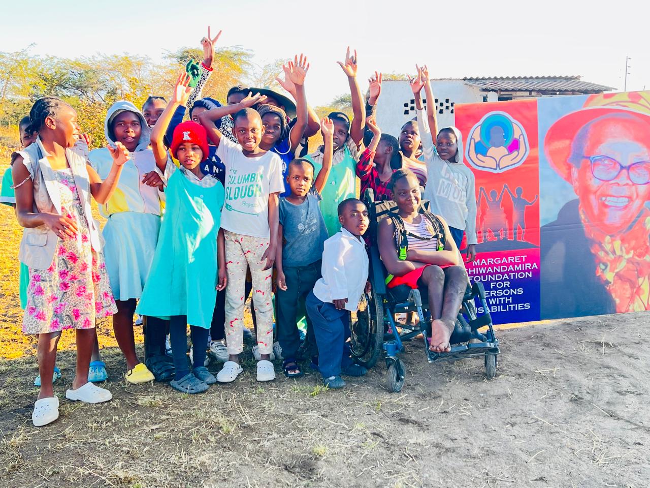GMC Foundation team and children